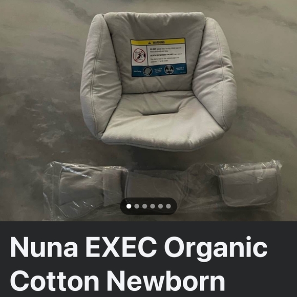Organic Cotton Seat Insert for Newborns - Picture 1 of 7